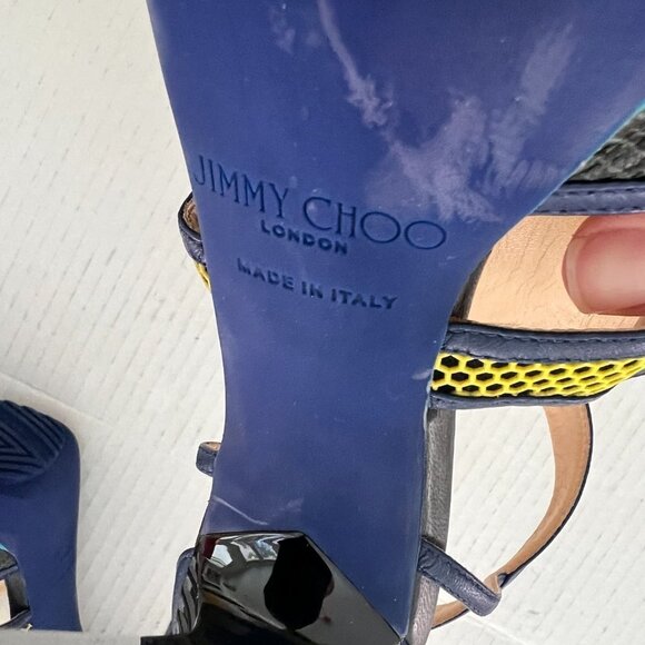 Jimmy Choo Lythe leather heels size 36.5 - Picture 7 of 9